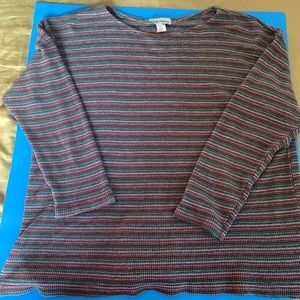 VINTAGE  COLORFUL STRIPE SWEATER